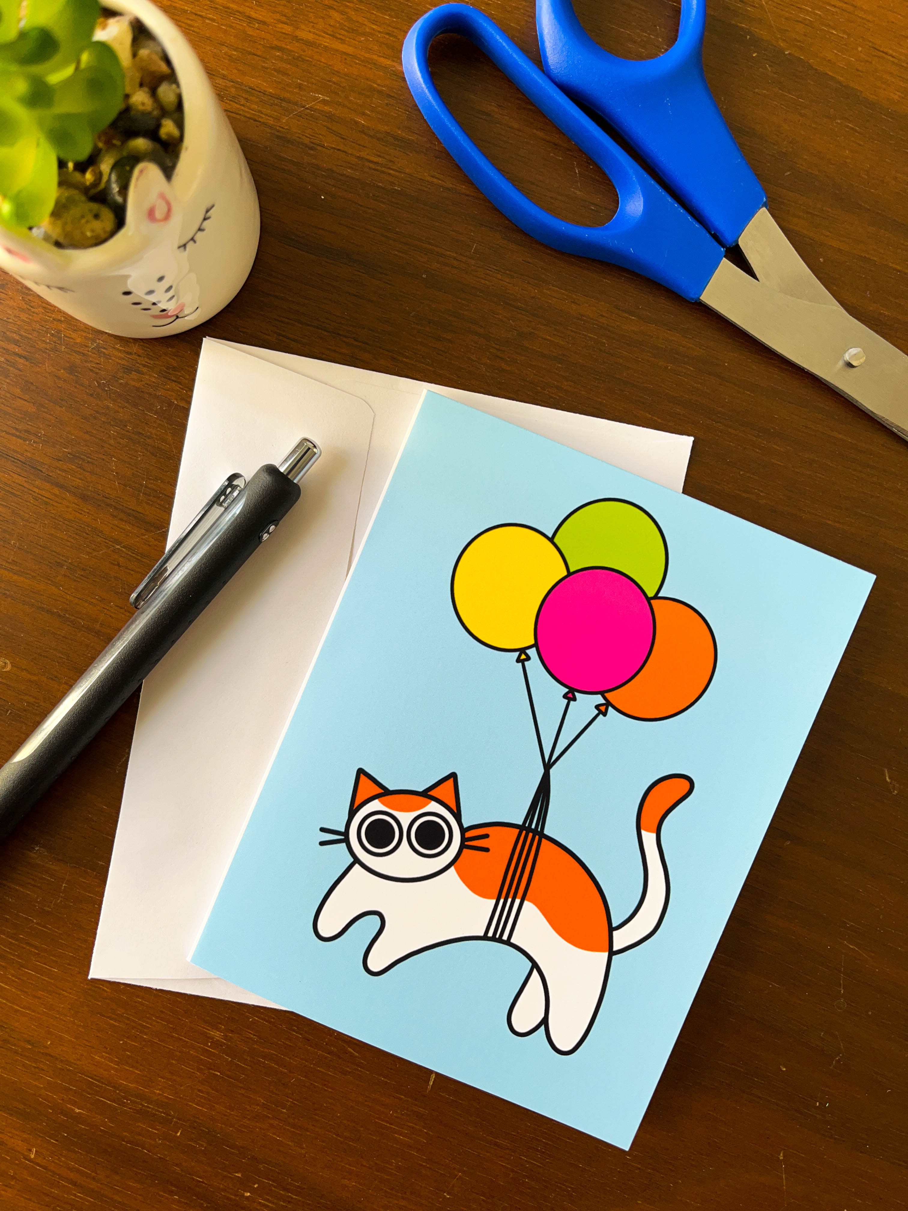Birthday Cat Card