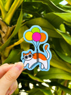 Balloon Cat Sticker