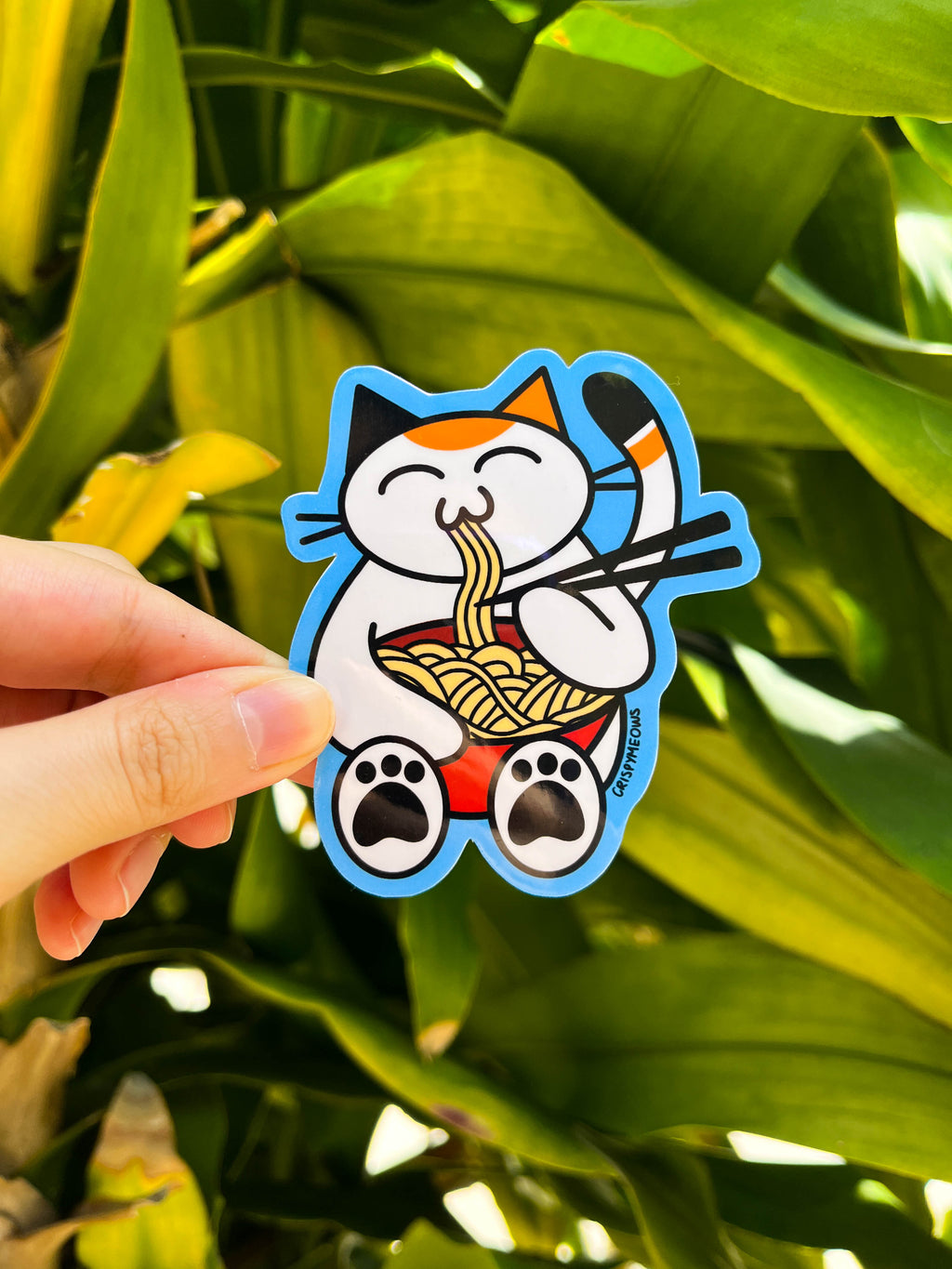 Noodle Cat Sticker