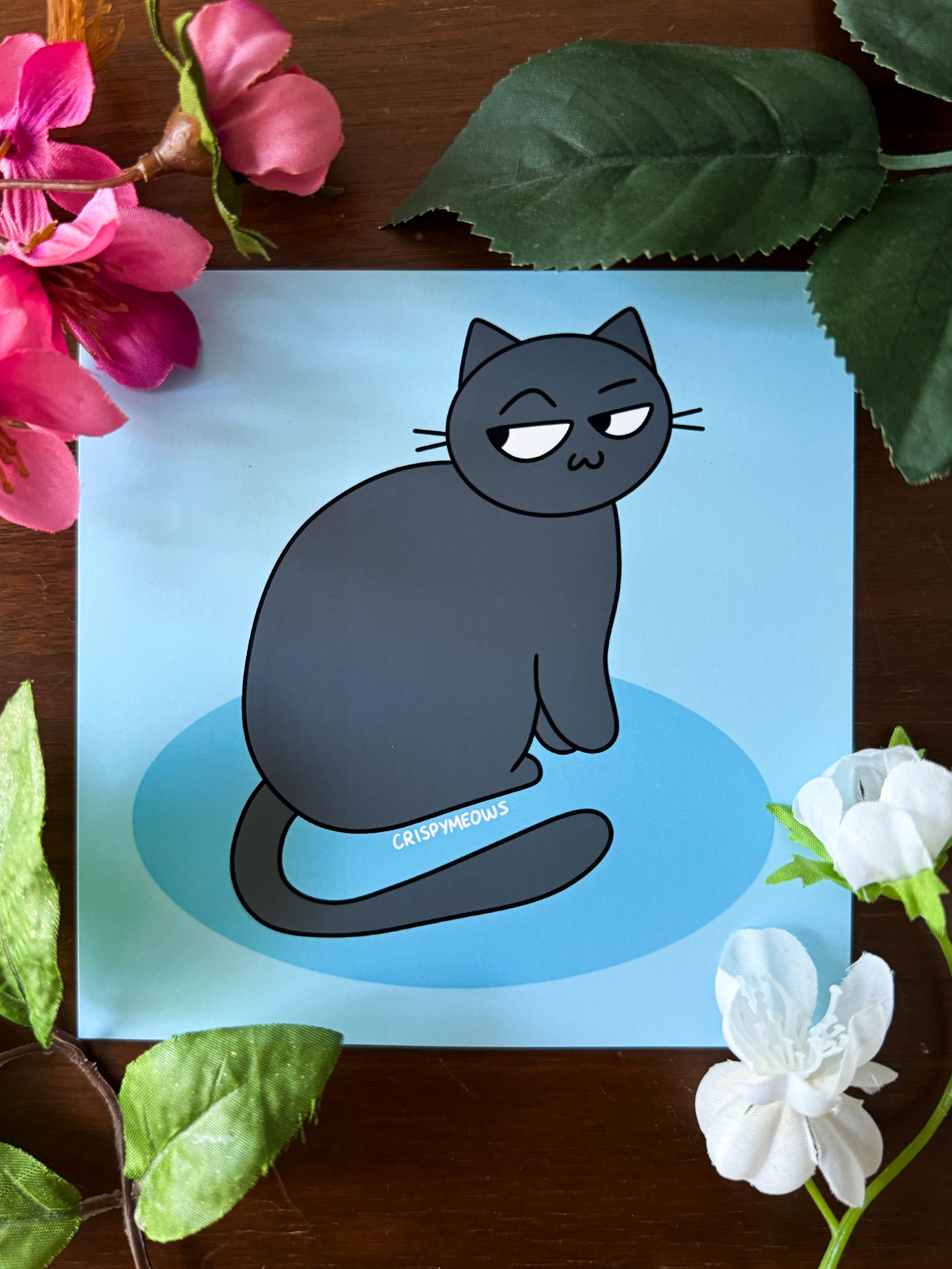 Chartreux Cat Print, 5x5 Print