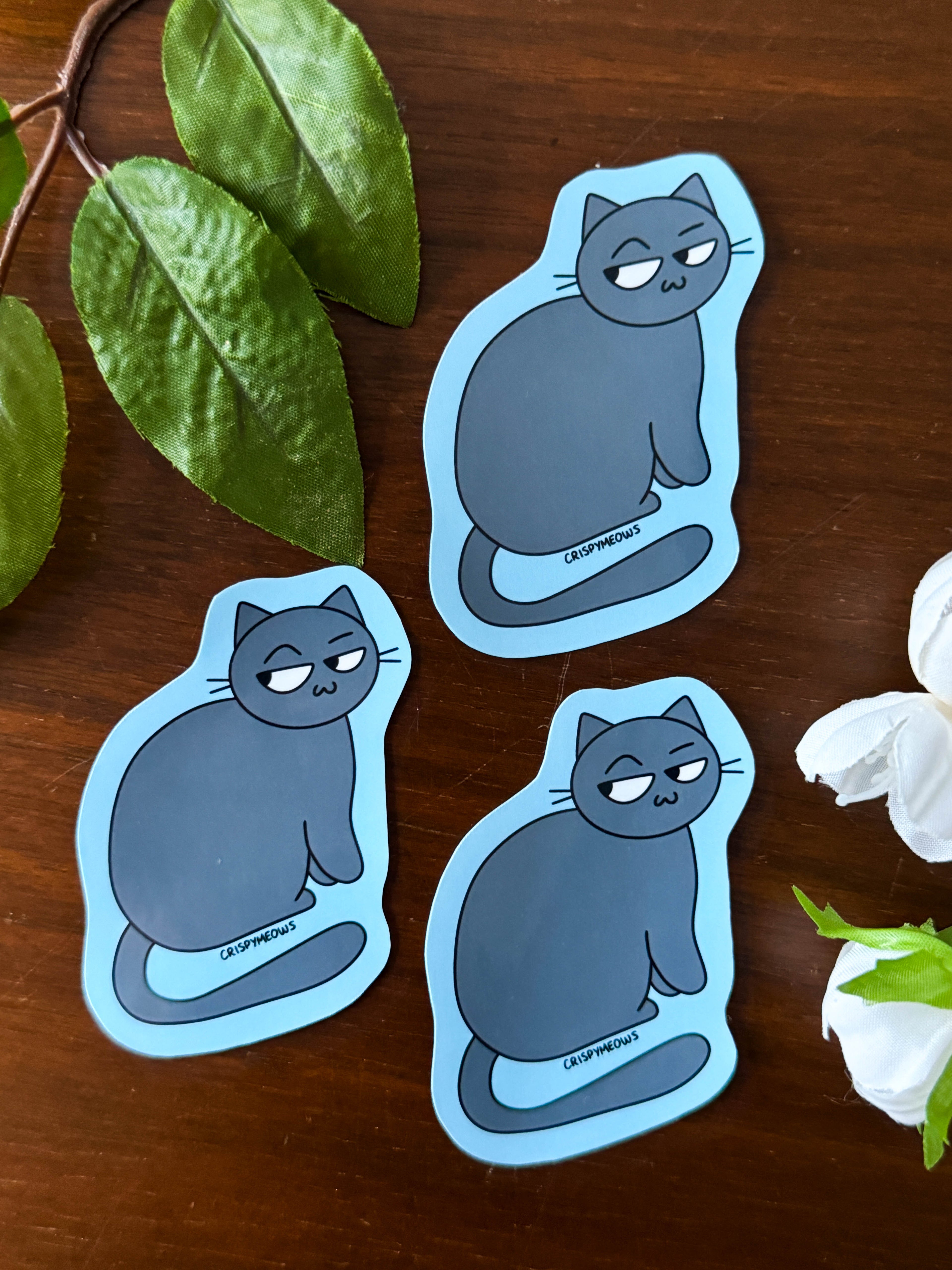 Sassy Chartreux Cat Sticker