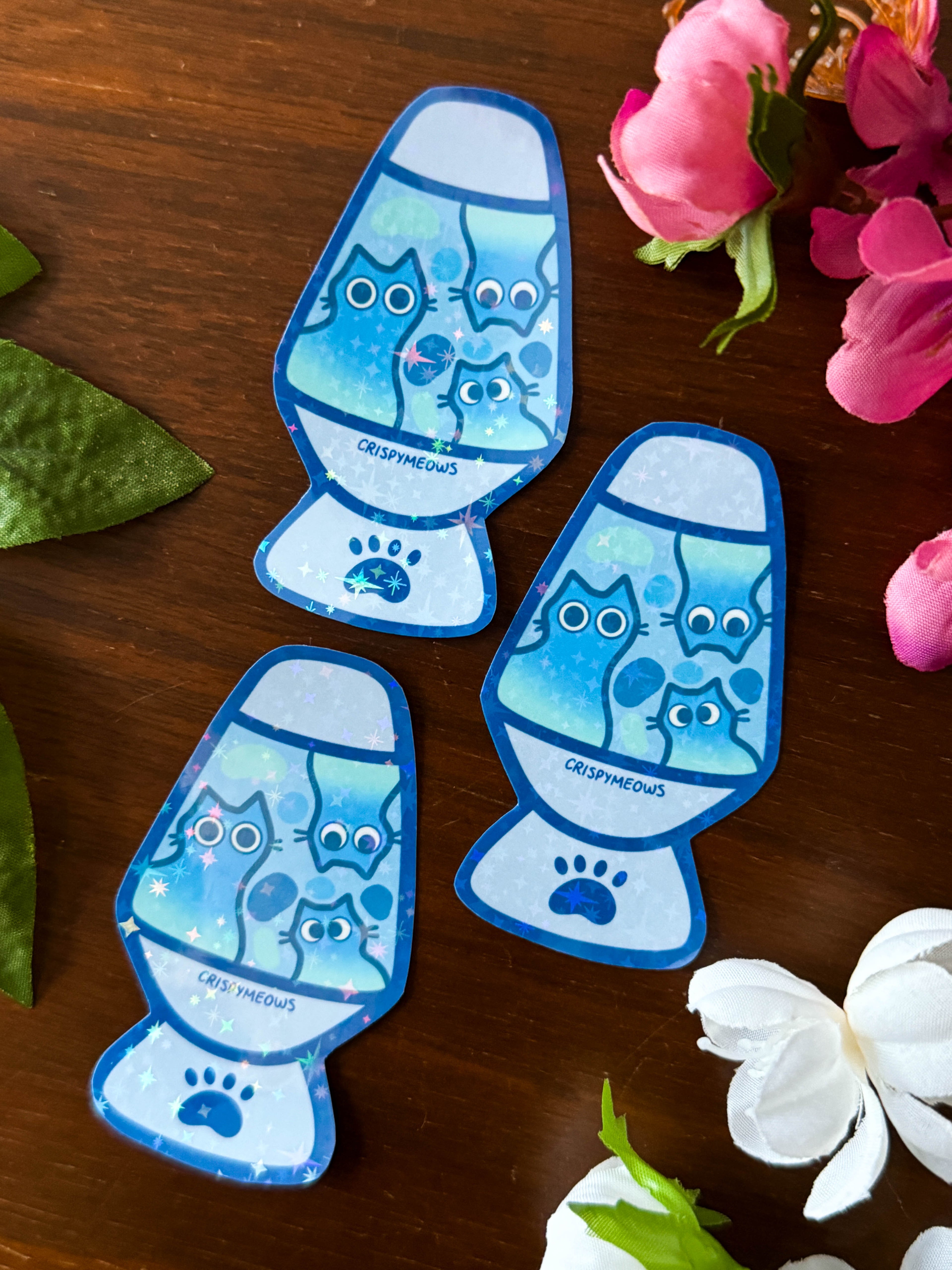 Lava Lamp Kitty Sticker