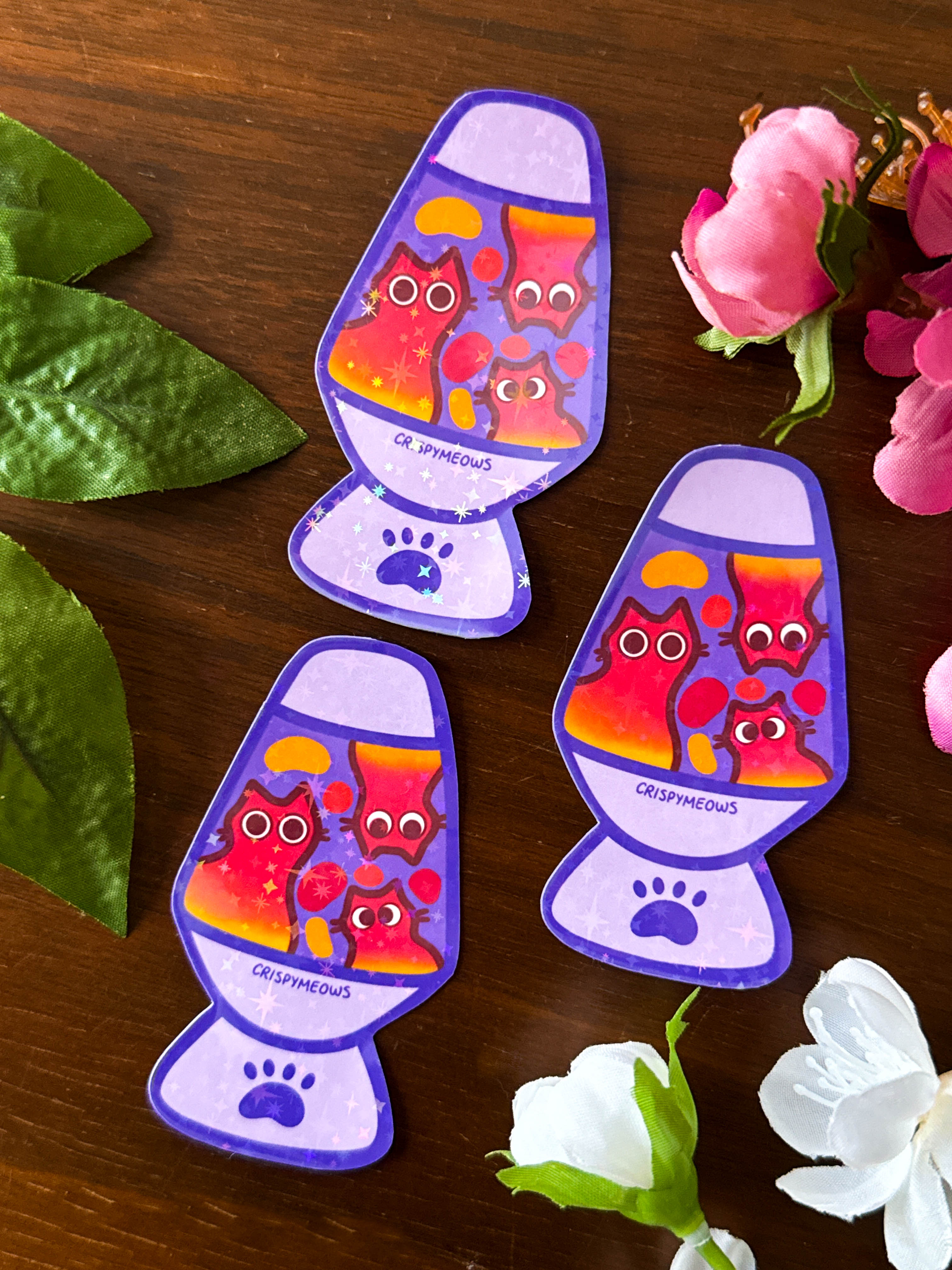 Lava Lamp Kitty Sticker