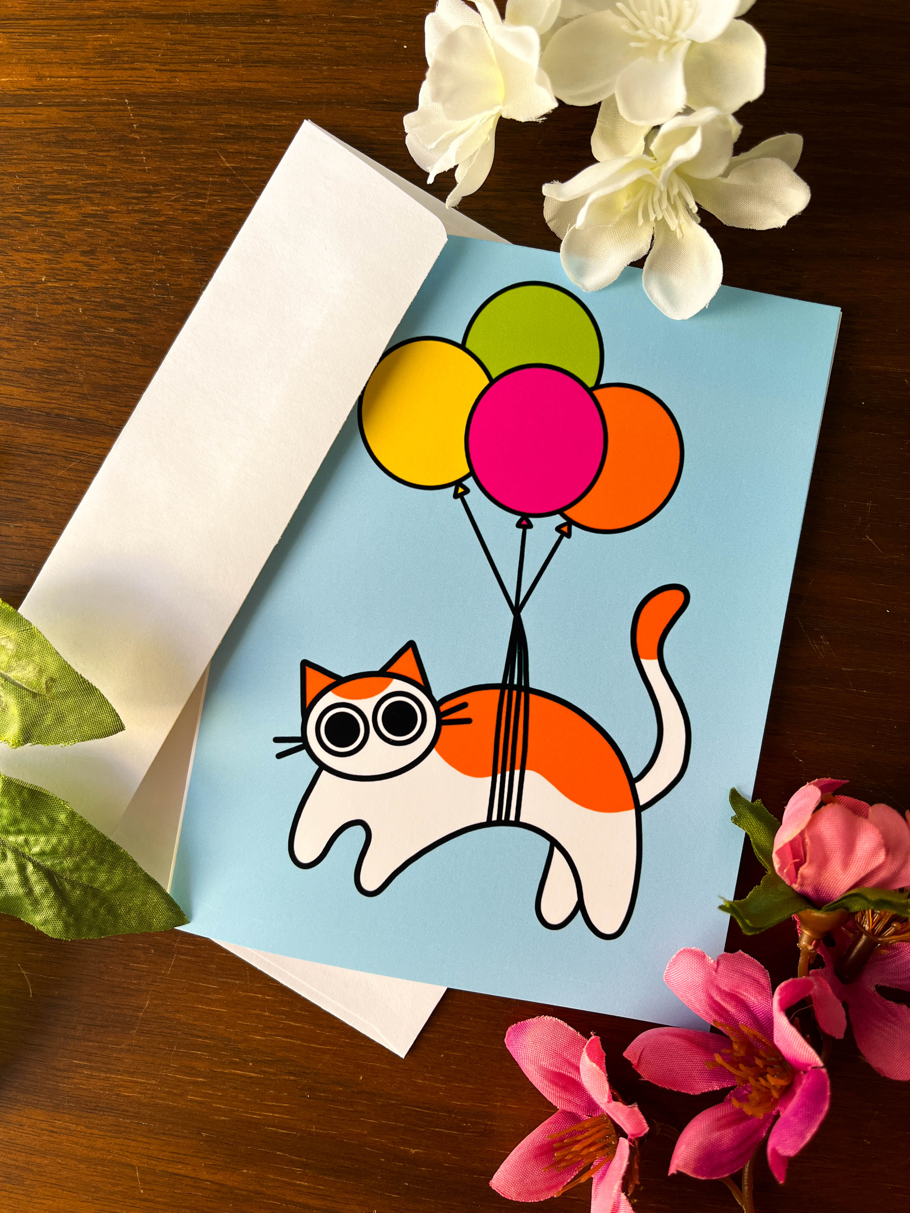 Birthday Cat Card