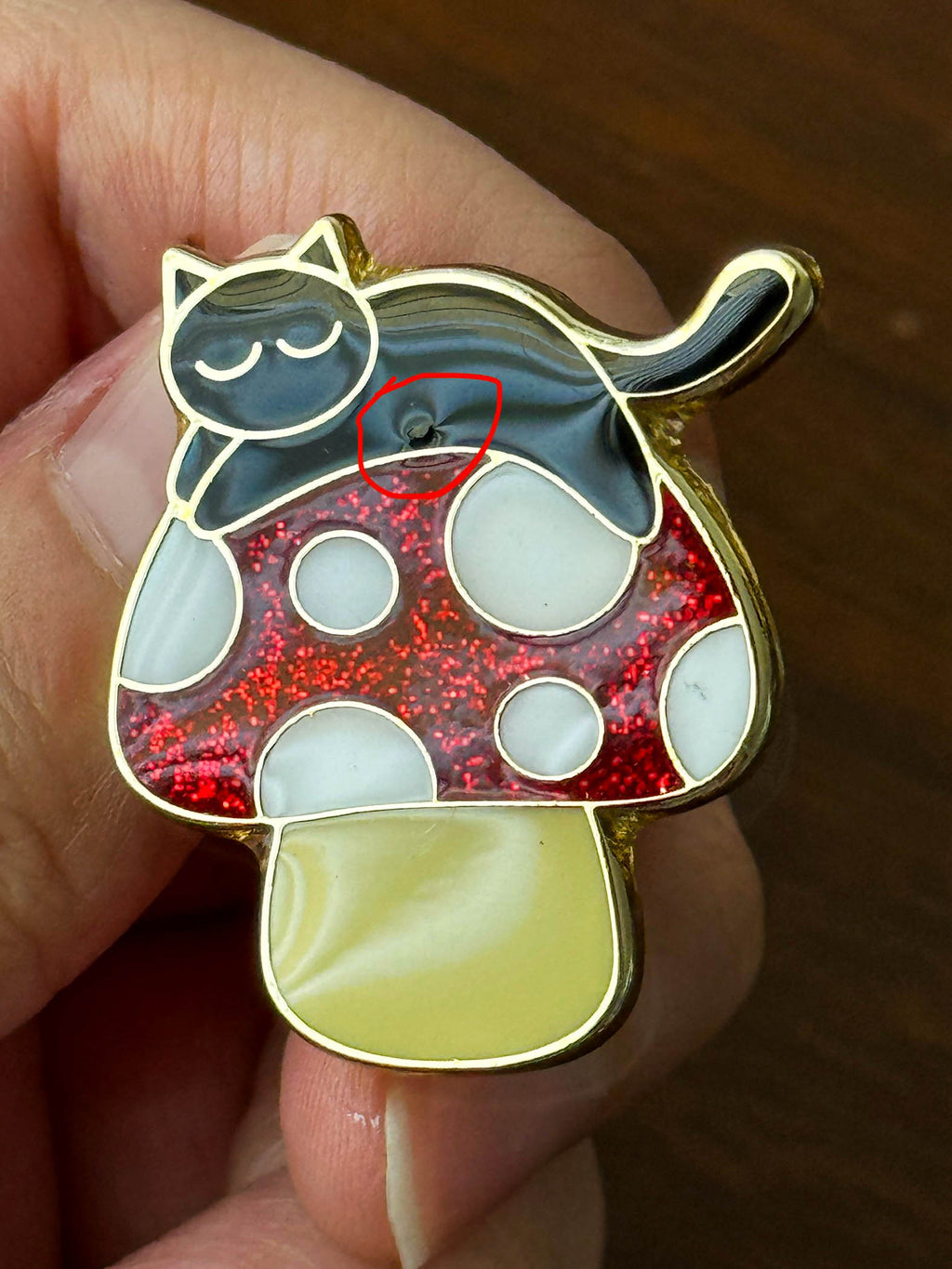 **Seconds Sale Mushroom Cat