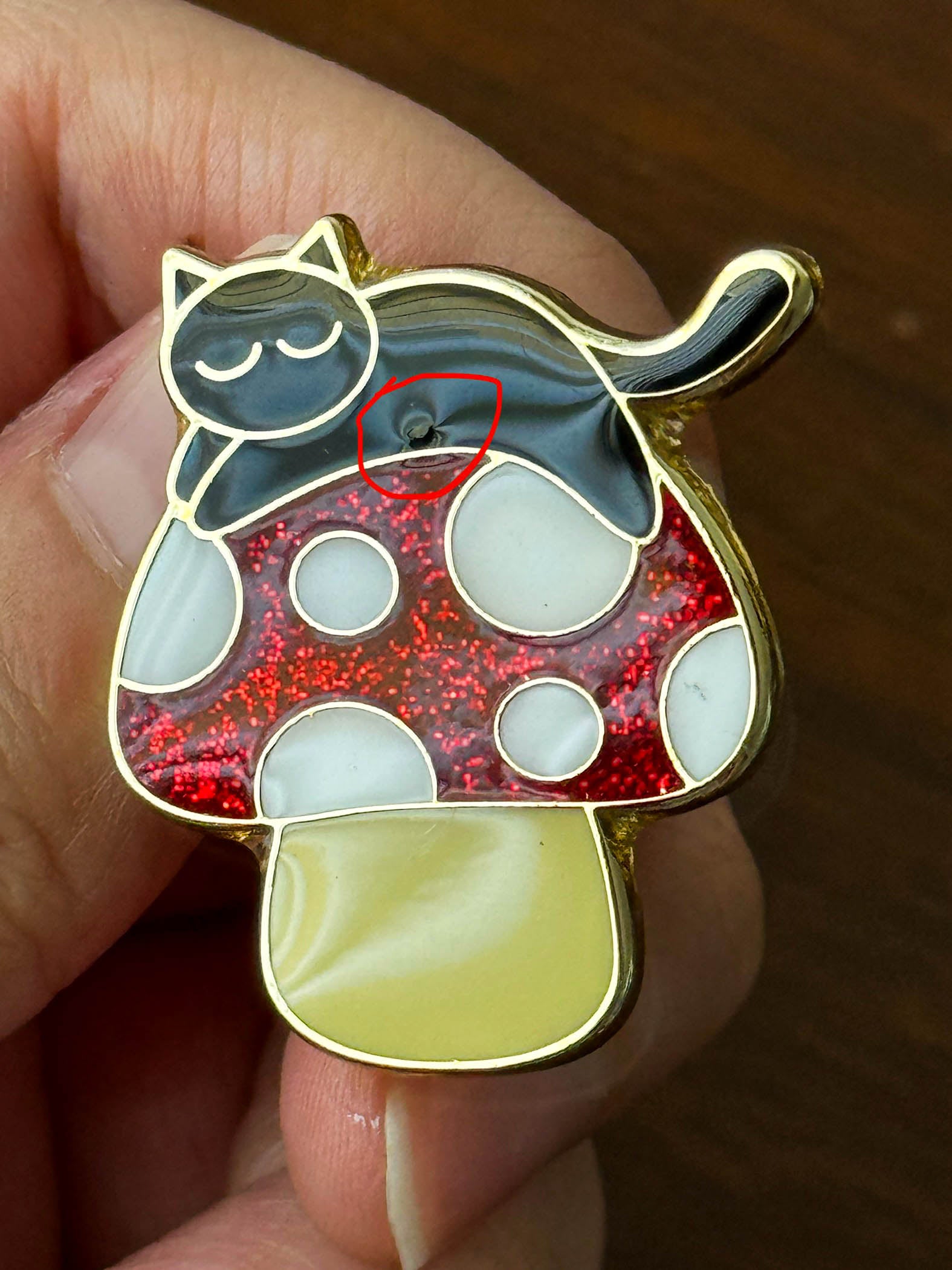 **Seconds Sale Mushroom Cat