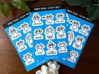 Moody Meows Sticker Sheet 4 x 6