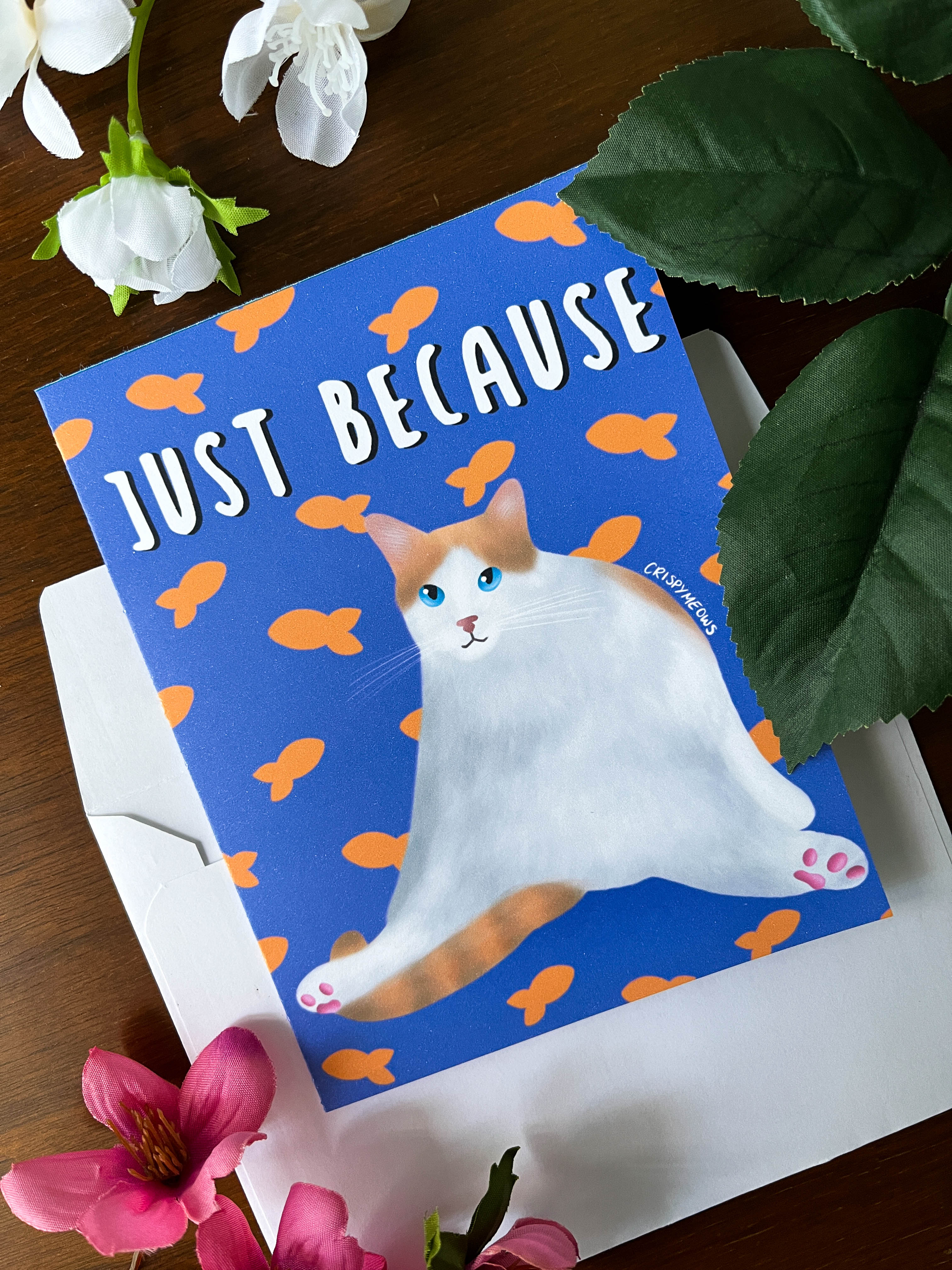 Just Because Cat Card