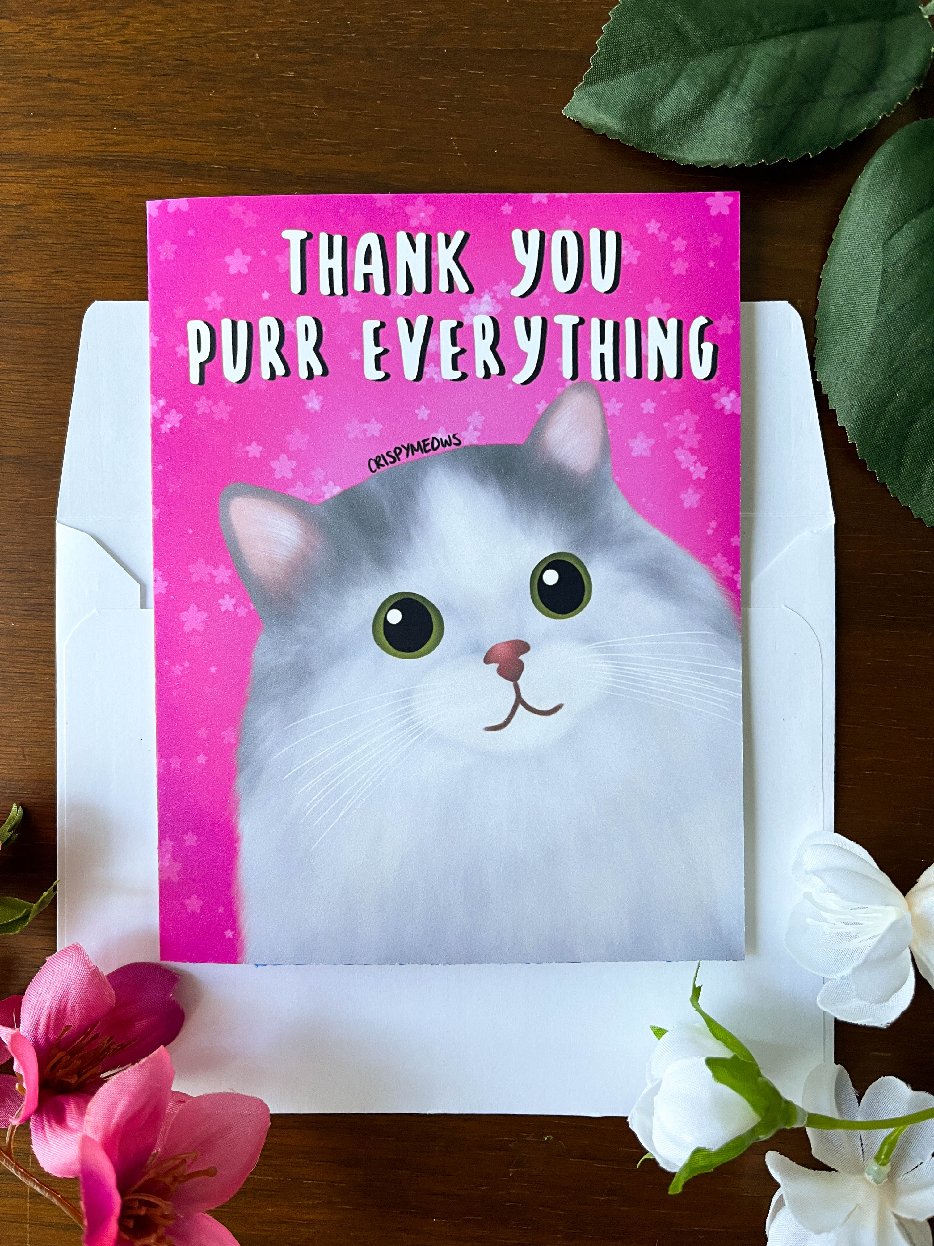 Thank You Purr Everything Cat Card