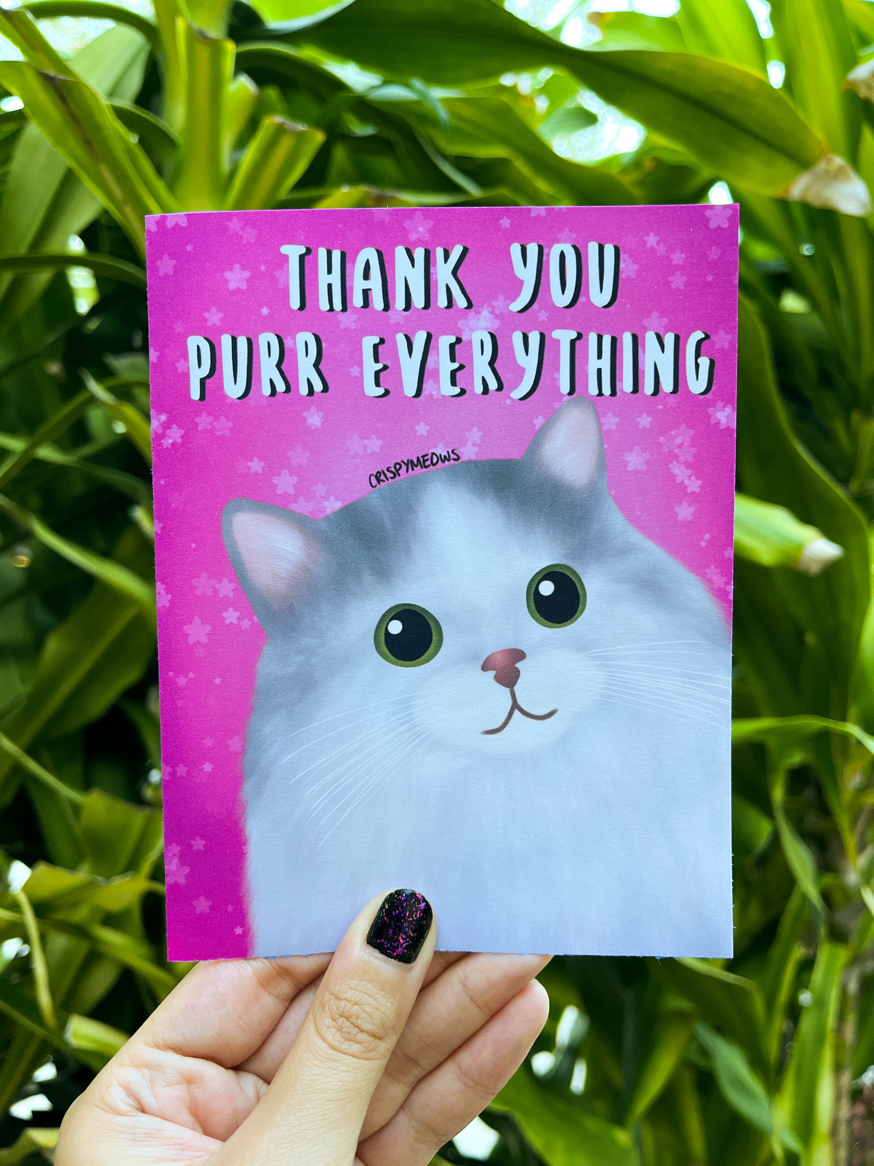 Thank You Purr Everything Cat Card