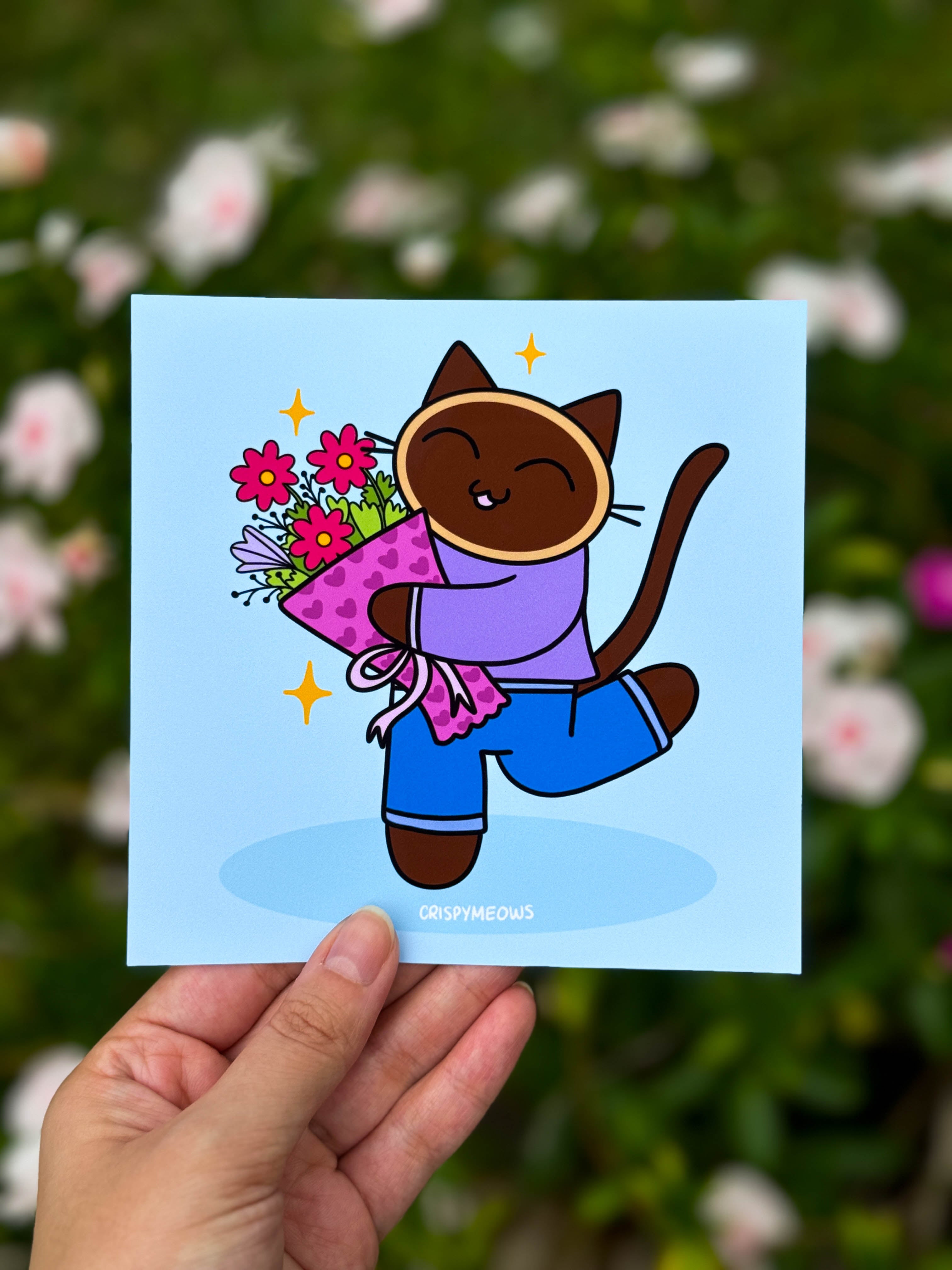 Flowers For You, 5 x 5 Print