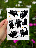 Soot Cats Print