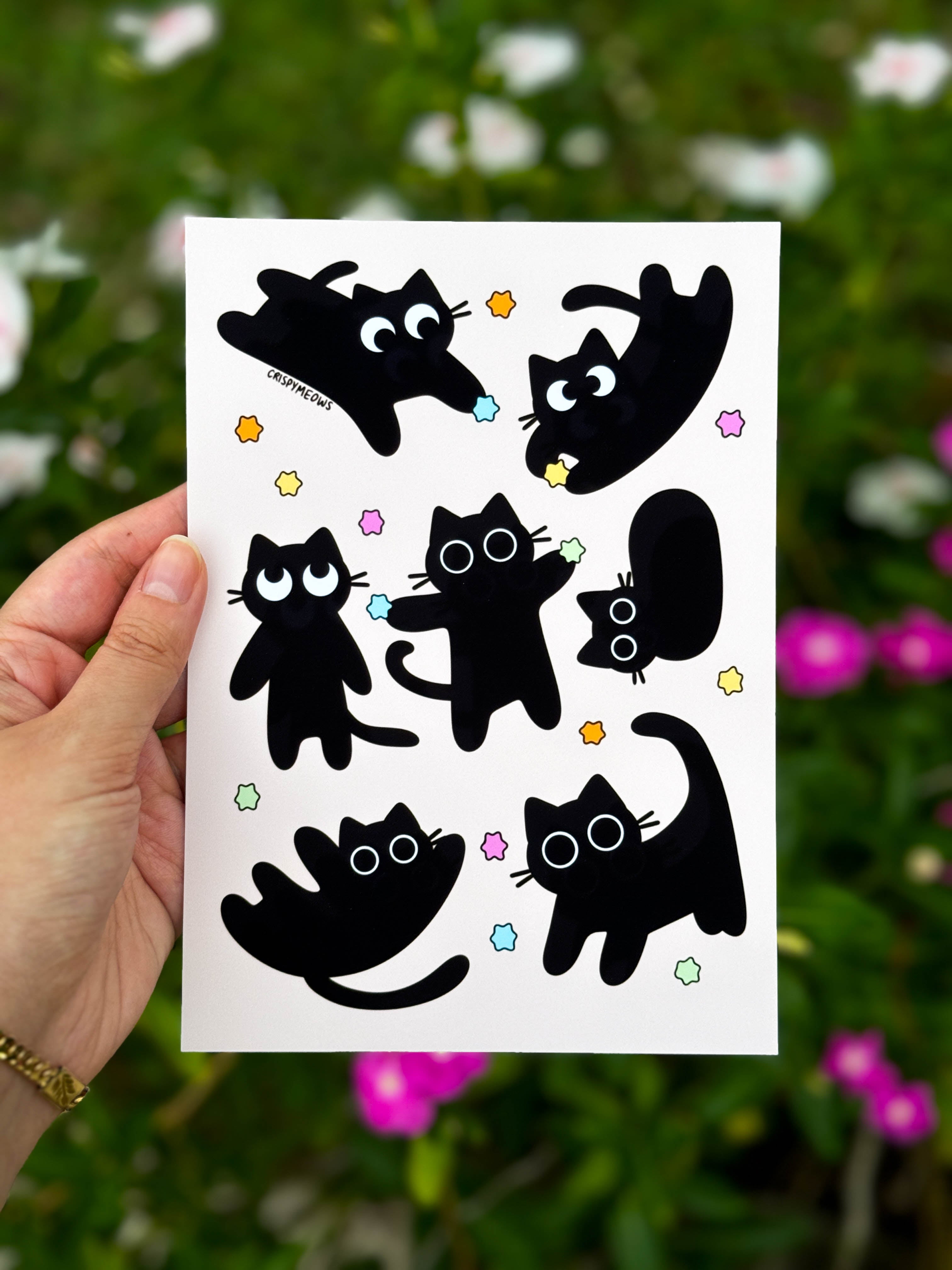 Soot Cats Print