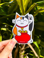 Lucky Cat Sticker