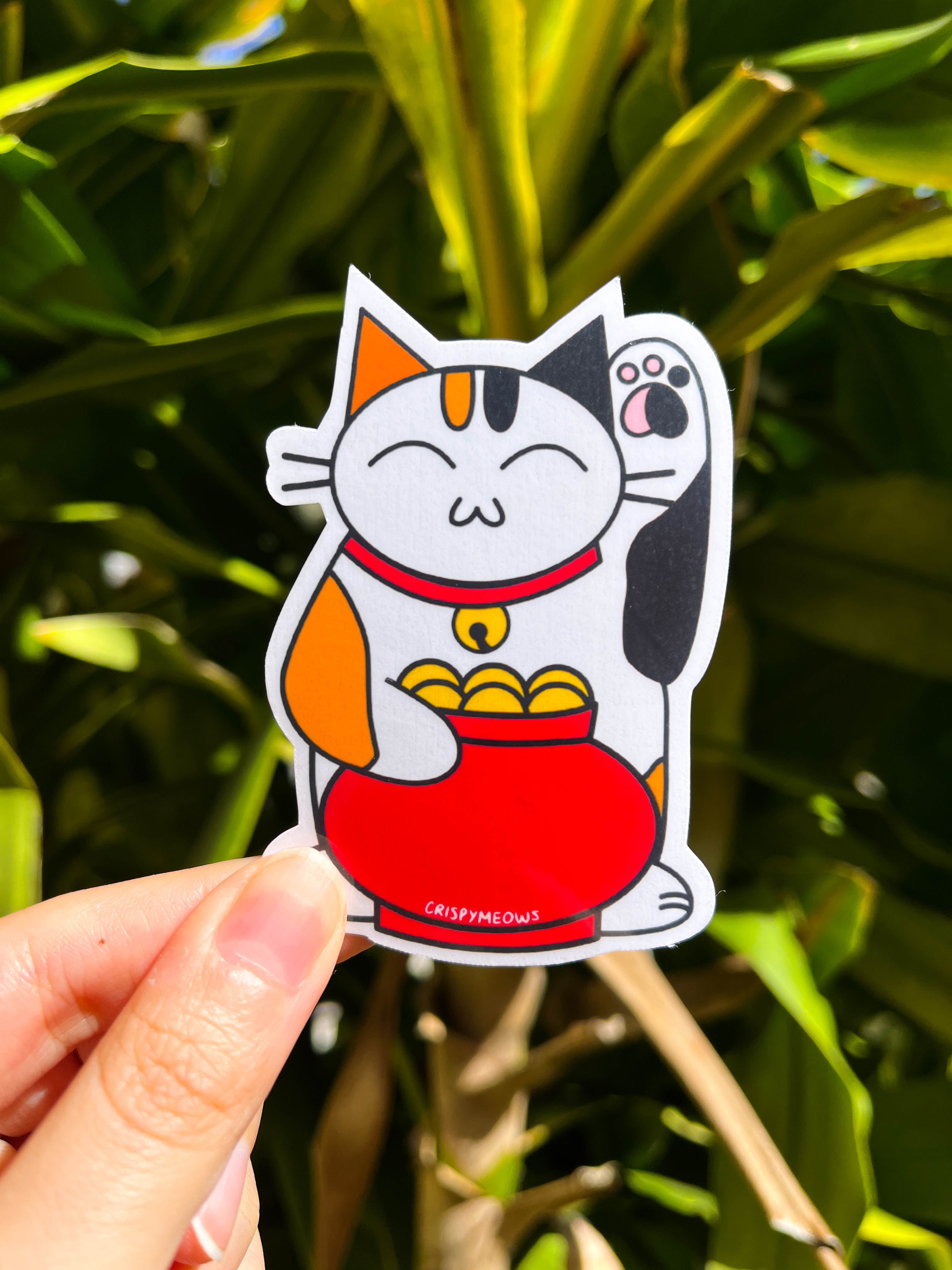 Lucky Cat Sticker