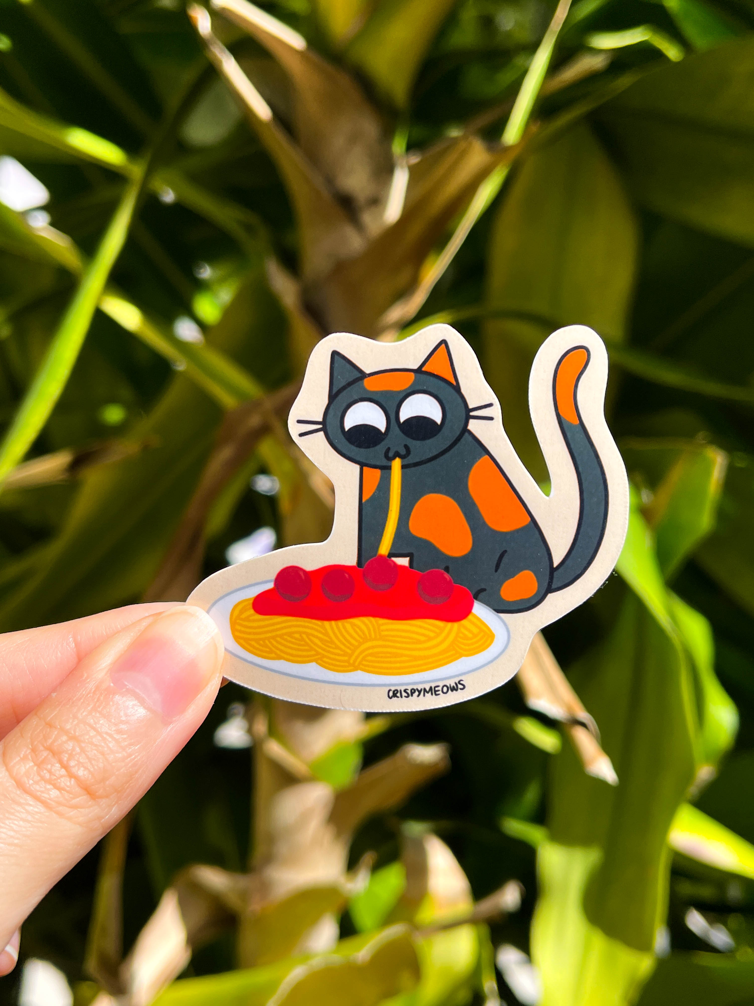 Spaghe"catti" Sticker
