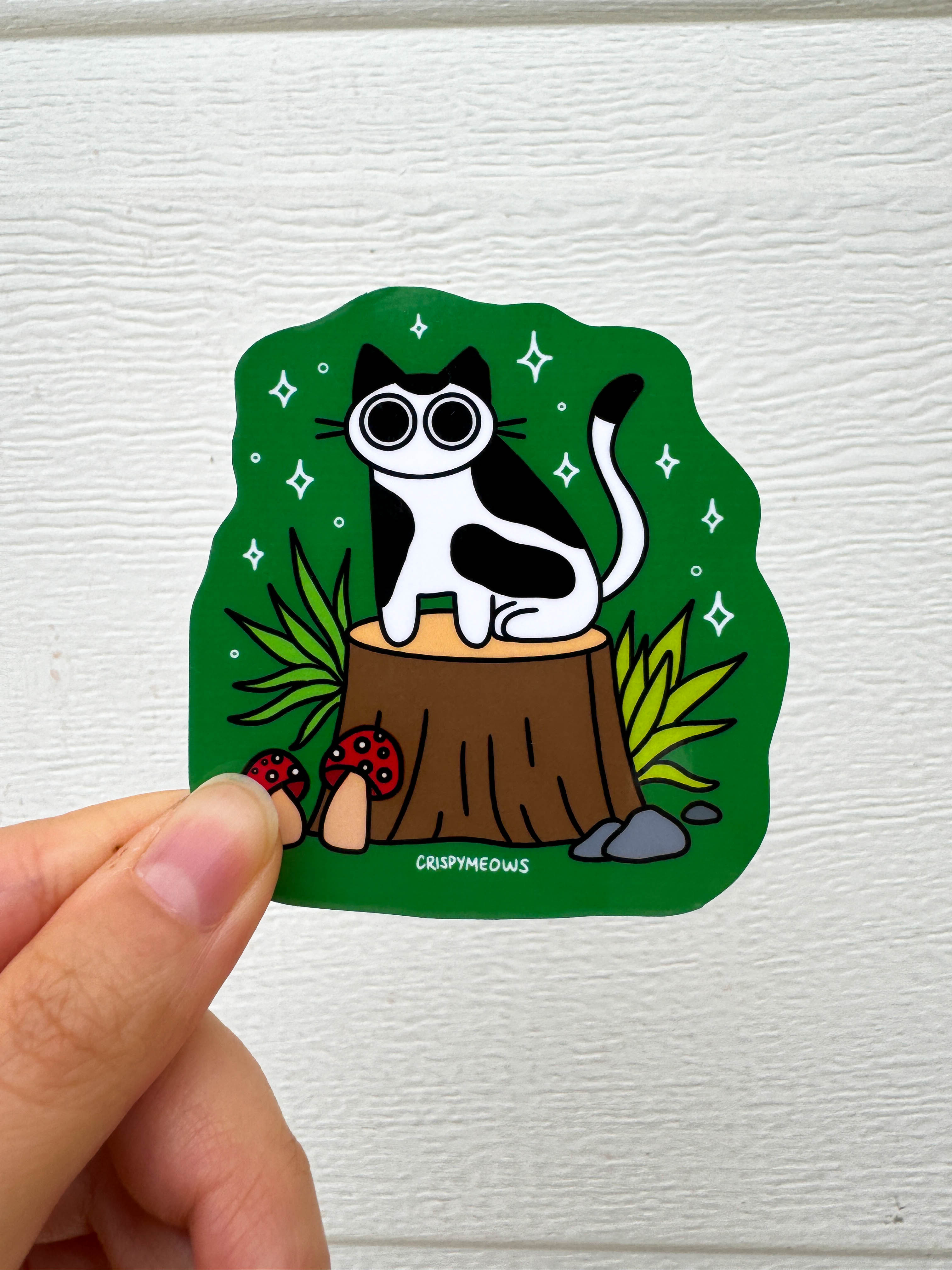 Meowgical Forest Sticker