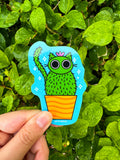 Cactus Cat Sticker
