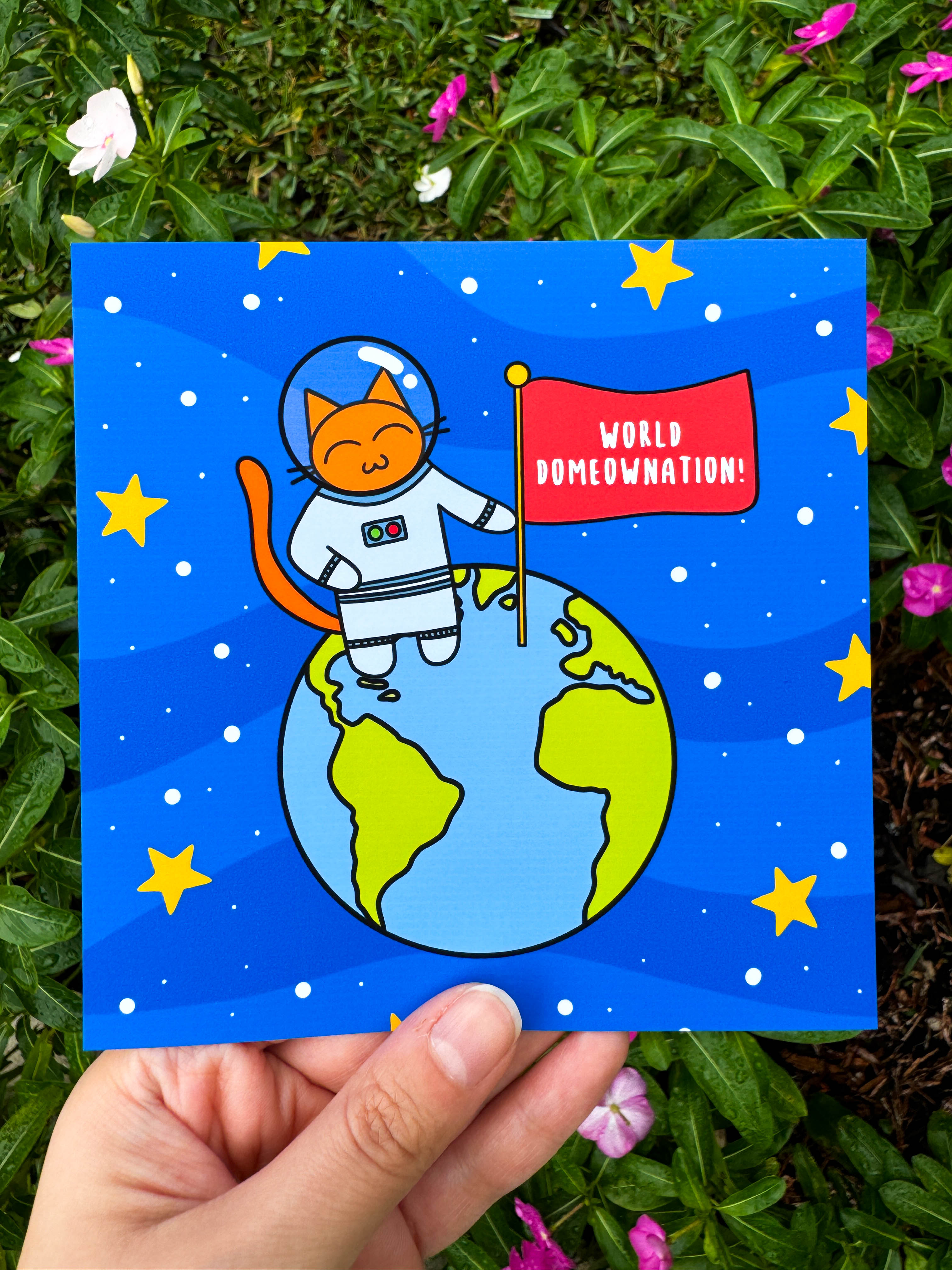 Space Cats 5 x 5 Prints