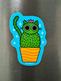 Cactus Cat Magnet