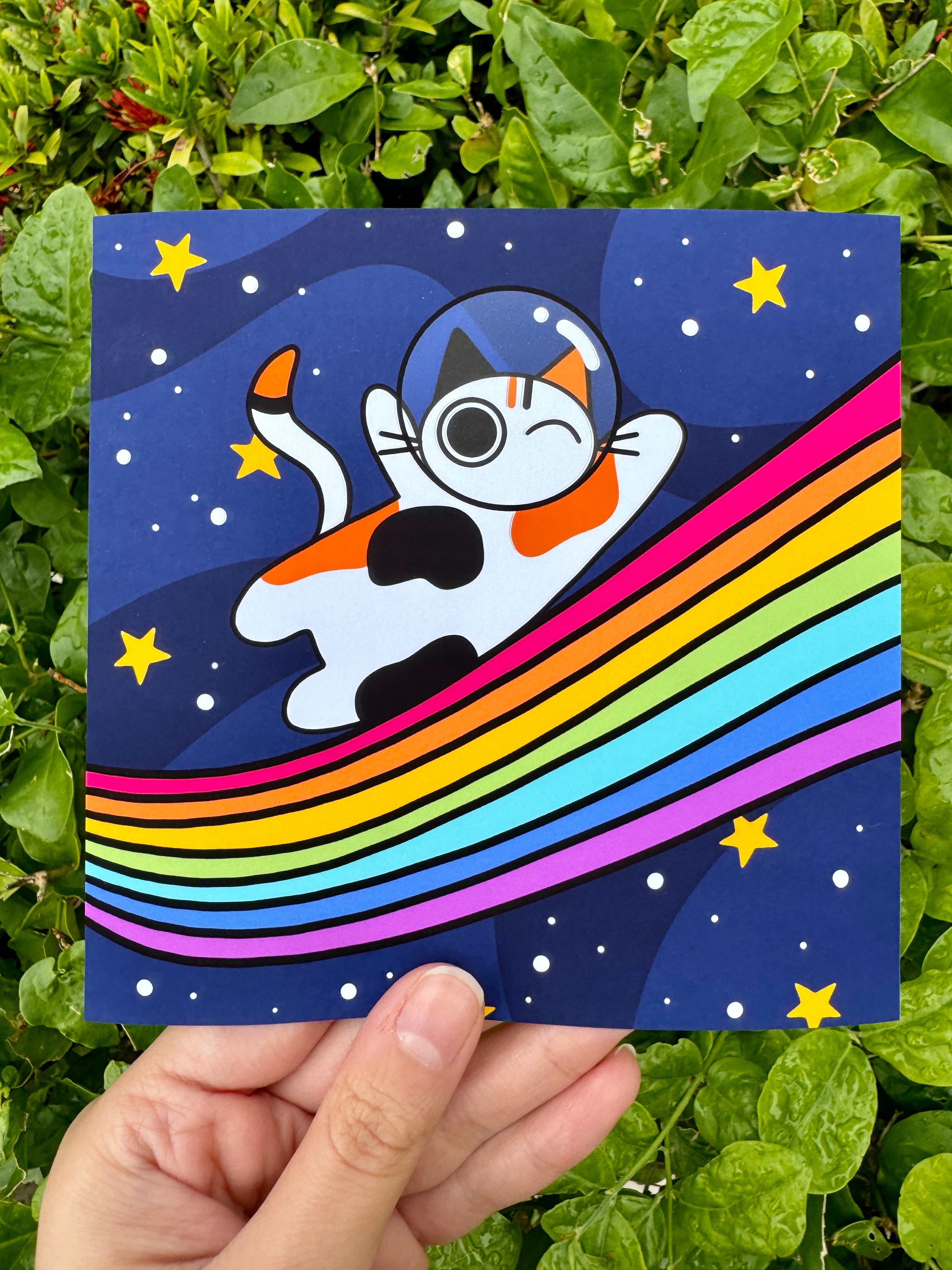 Space Cats 5 x 5 Prints