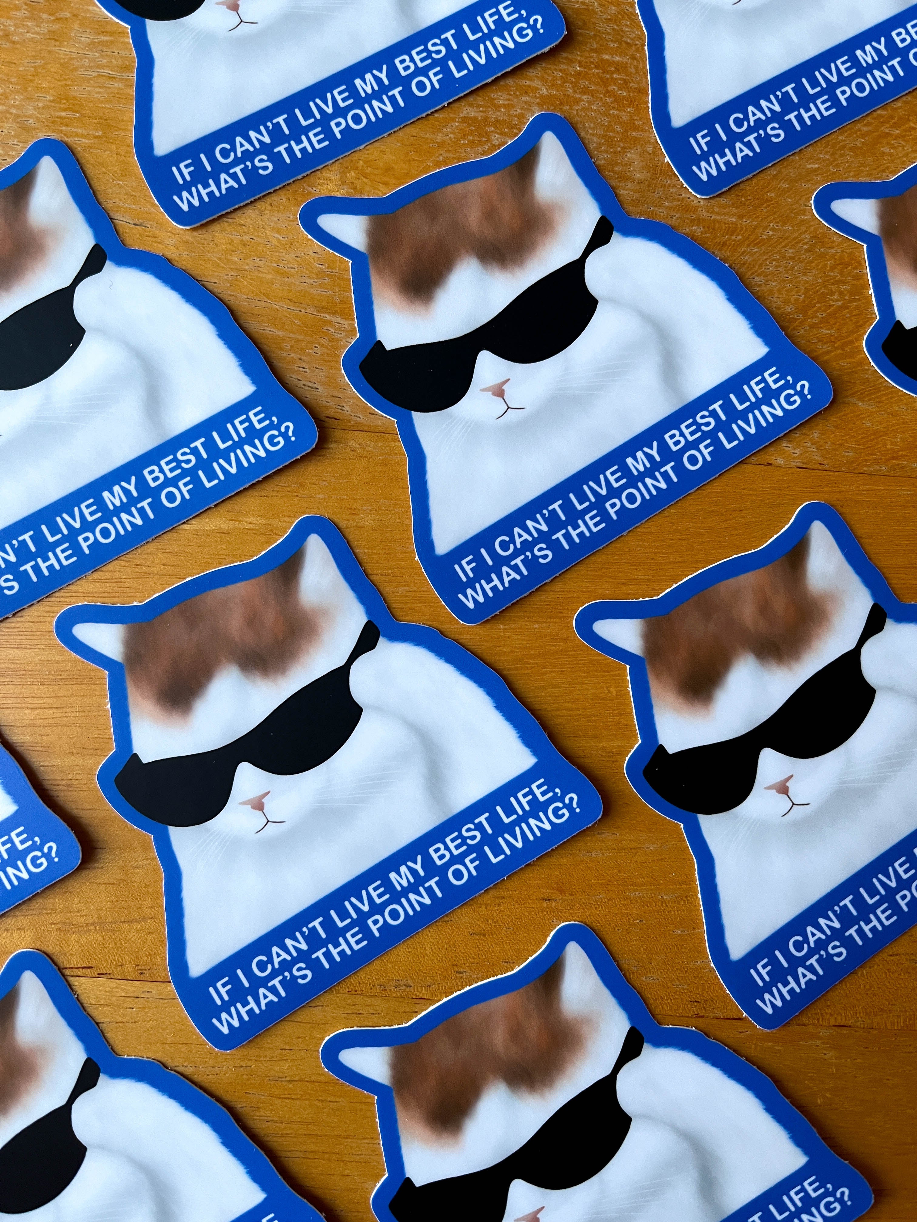 Living My Best Life Sticker