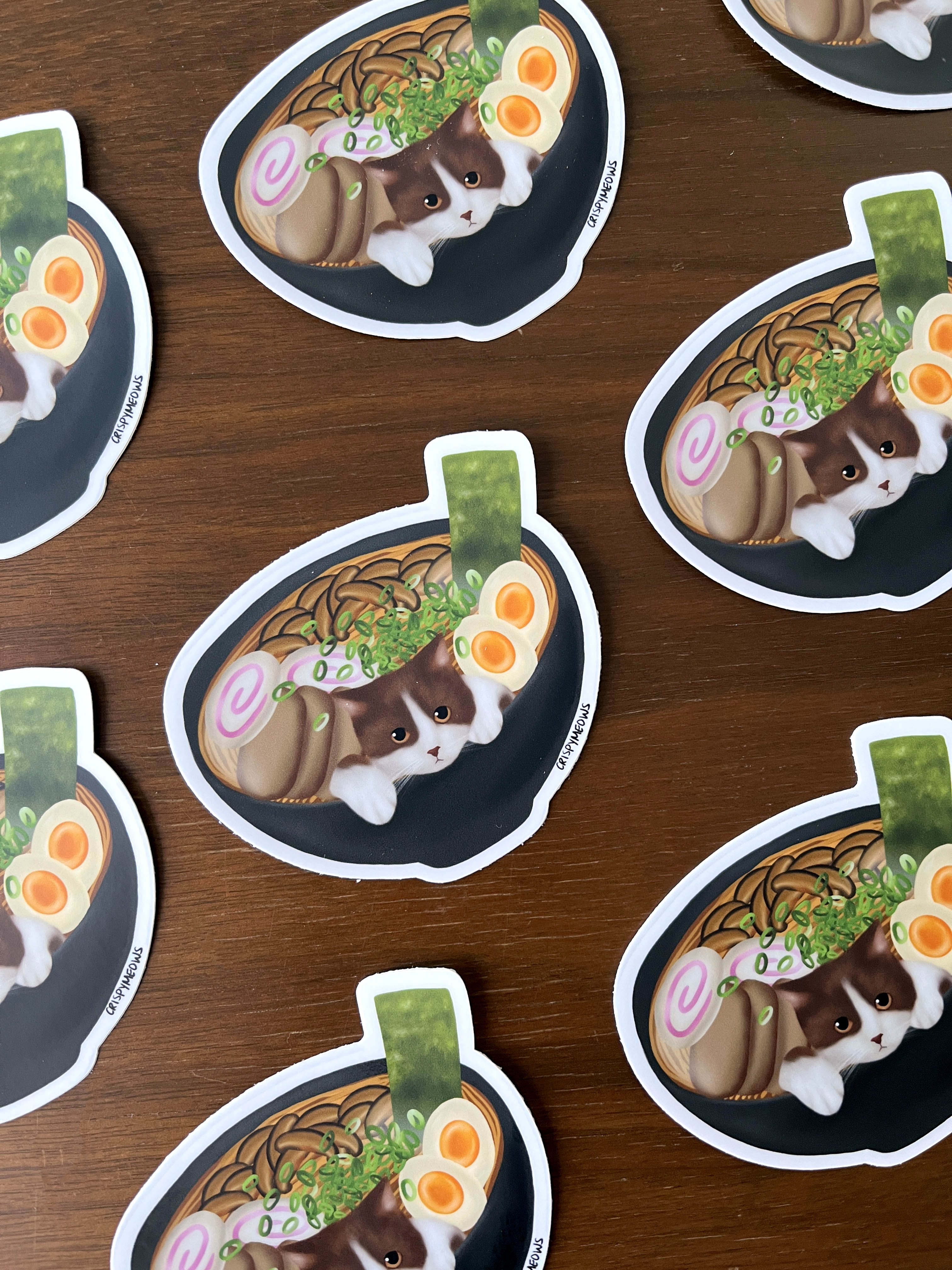 Ramen Cat Sticker