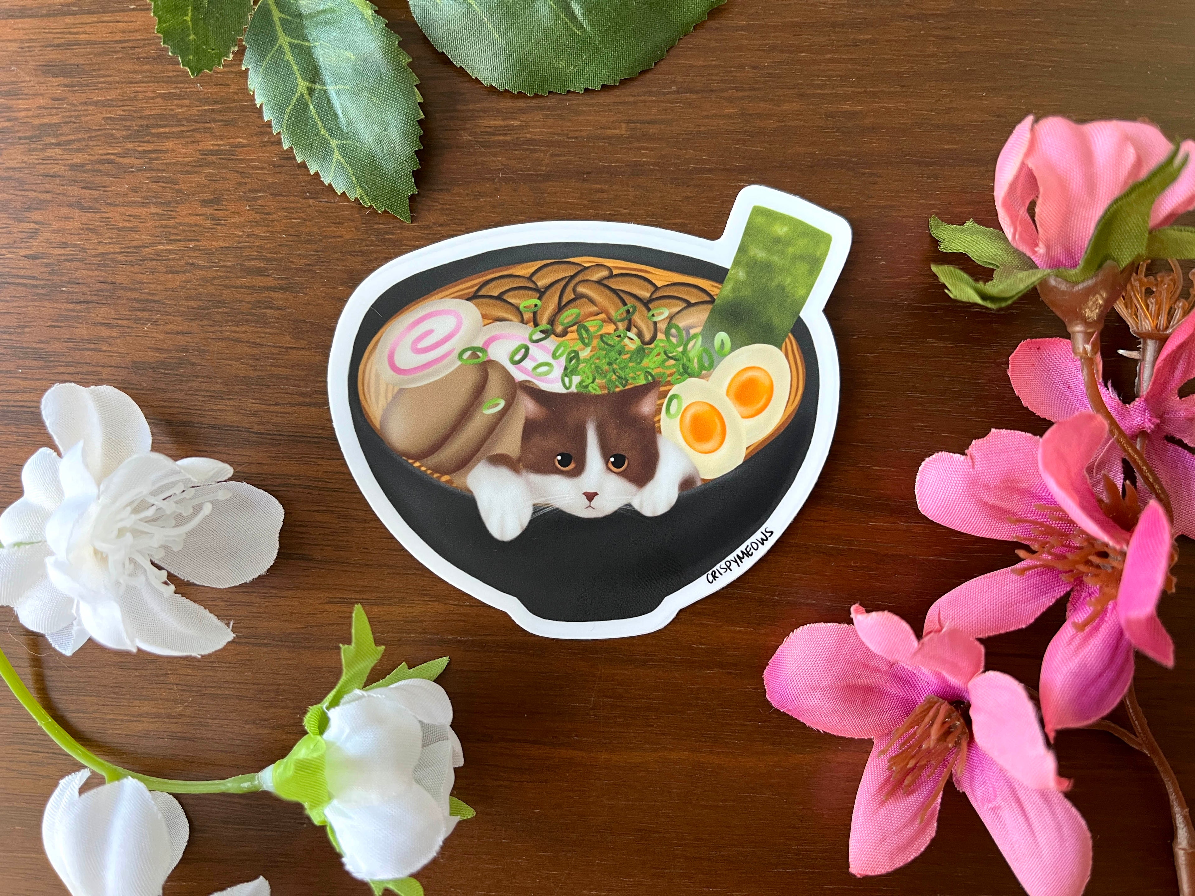 Ramen Cat Sticker