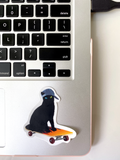 Skater Cat Sticker